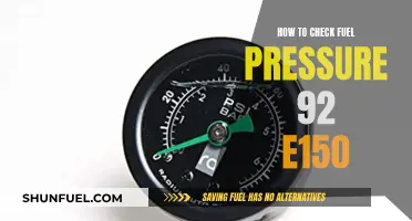 Checking Fuel Pressure: DIY Guide for Your 92 E150