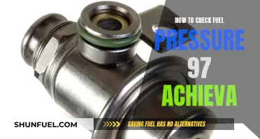 Checking Fuel Pressure: 97 Achieva Guide