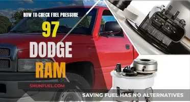 Checking Fuel Pressure: 97 Dodge Ram Maintenance Guide