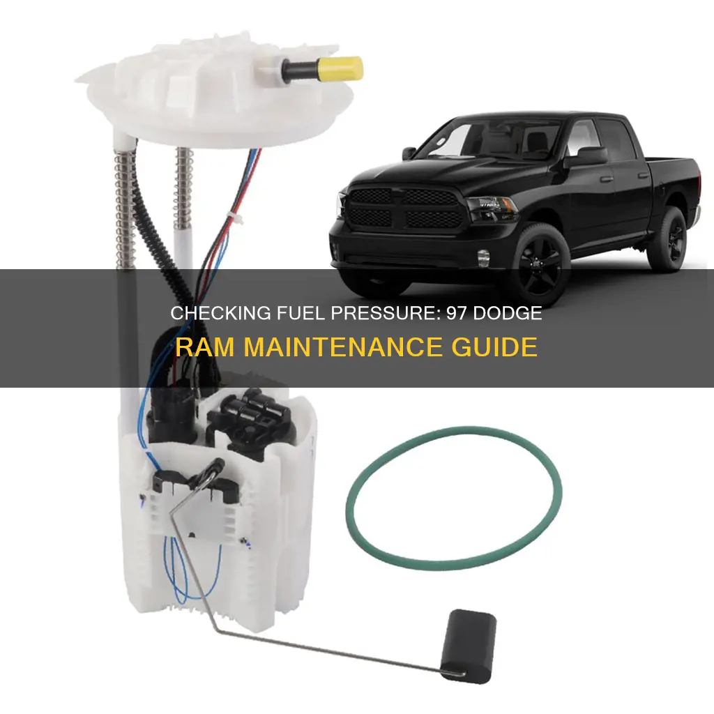 how to check fuel pressure 97 dodge ram