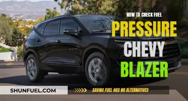 Checking Fuel Pressure in Your Chevy Blazer: DIY Guide