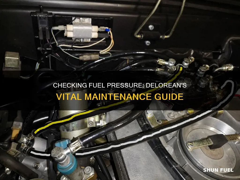 how to check fuel pressure delorean