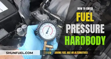 Checking Fuel Pressure in Your Hardbody: A Step-by-Step Guide