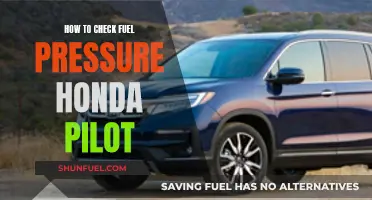 Checking Fuel Pressure in Your Honda Pilot