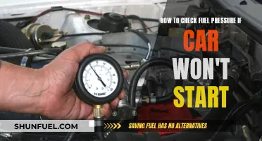 Troubleshooting a Car That Won't Start: Checking Fuel Pressure