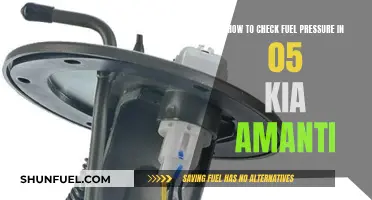 Checking Fuel Pressure in Your 05 Kia Amanti