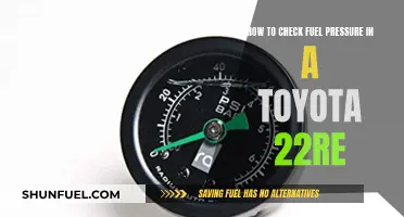 Checking Fuel Pressure in Toyota 22RE: DIY Guide