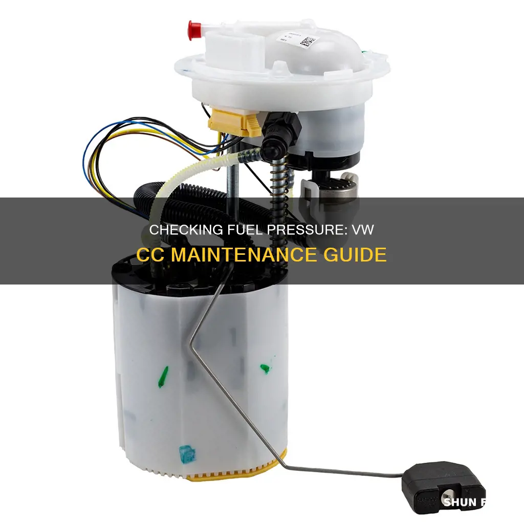 how to check fuel pressure in vw cc