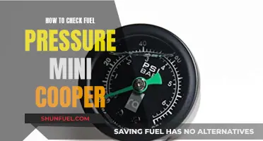 Checking Fuel Pressure in a Mini Cooper: DIY Guide