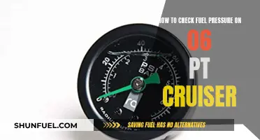 Checking Fuel Pressure: 06 PT Cruiser Guide