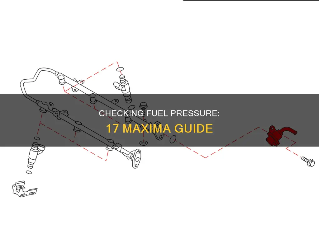 how to check fuel pressure on 17 maxima