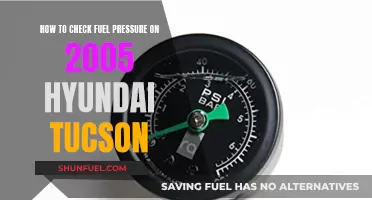 Checking Fuel Pressure: 2005 Hyundai Tucson Guide