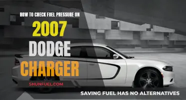 Checking Fuel Pressure: 2007 Dodge Charger Guide