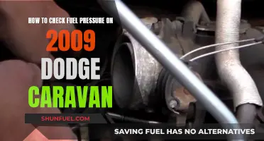 Finding Fuel Pressure Issues in Your 2009 Dodge Caravan