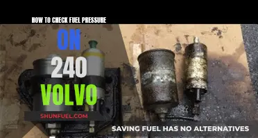 Checking Fuel Pressure: Volvo 240 Maintenance Guide