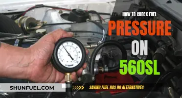 Checking Fuel Pressure: DIY Guide for Your 560SL