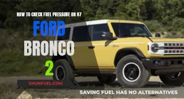 Finding Fuel Pressure Problems in Your '87 Bronco