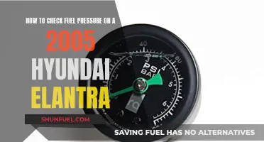 Fuel Pressure Check: 2005 Hyundai Elantra Guide