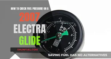 Checking Fuel Pressure on Your 2007 Electra Glide