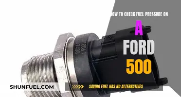 Checking Fuel Pressure: Ford 500 Maintenance Guide