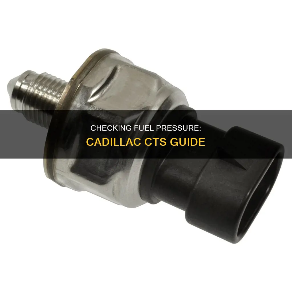 how to check fuel pressure on cadillac cts