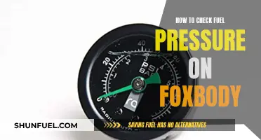 Checking Fuel Pressure on Foxbody: A Step-by-Step Guide