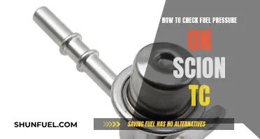 Checking Fuel Pressure: Scion TC Maintenance Guide