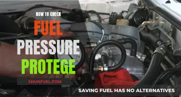 Checking Fuel Pressure: Protege Maintenance Guide