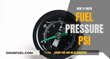 Understanding Fuel Pressure PSI: A Guide to Checking