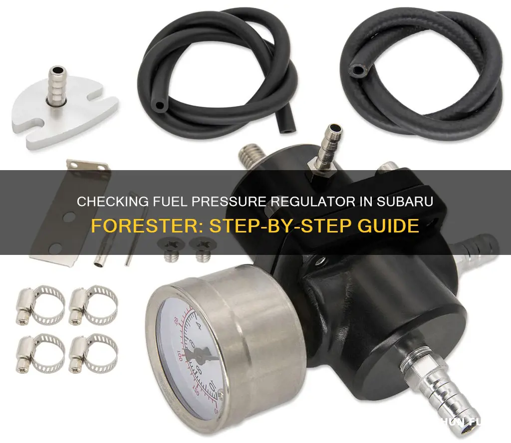 how to check fuel pressure regulator subaru forester