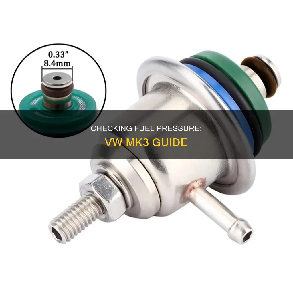 how to check fuel pressure vw mk3