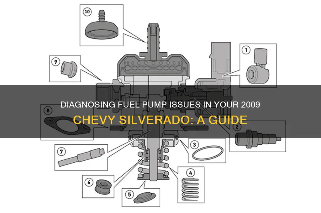 how to check fuel pump 09 silverado