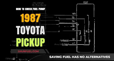 Diagnosing Fuel Pump Issues in Your 1987 Toyota Pickup: A Guide