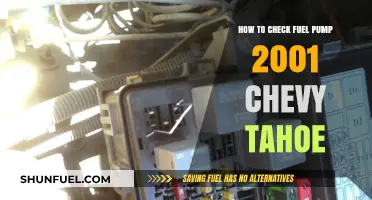 Diagnosing Fuel Pump Issues in Your 2001 Chevy Tahoe: A Guide