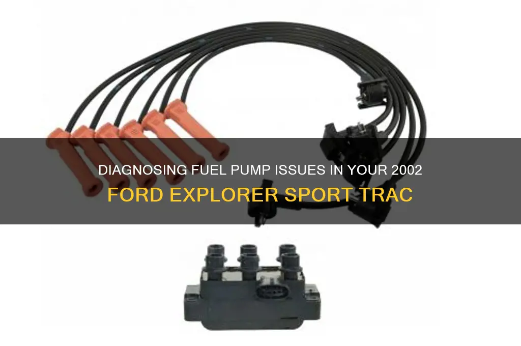 how to check fuel pump 2002 ford explorer sport trac