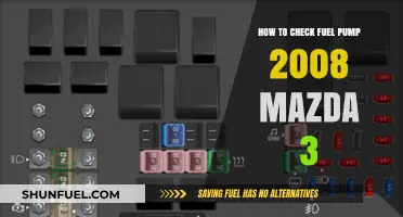 Checking Your 2008 Mazda 3 Fuel Pump: A Step-by-Step Guide