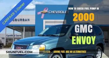 Diagnosing Fuel Pump Issues in Your 2000 GMC Envoy: A Guide