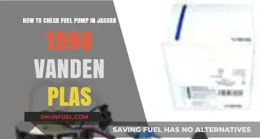 Diagnosing Fuel Pump Issues in Your 1998 Jaguar Vanden Plas