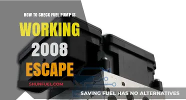 Diagnosing Your 2008 Escape's Fuel Pump: A Step-by-Step Guide