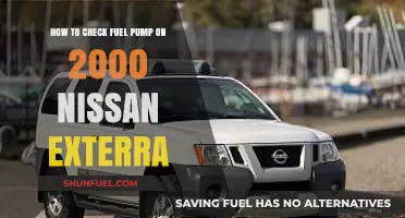 Diagnosing Your 2000 Nissan Exterra's Fuel Pump: A Step-by-Step Guide