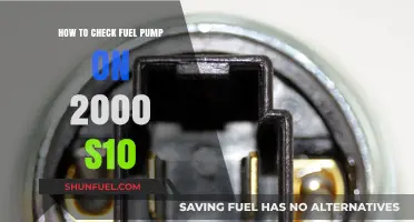 Diagnosing Fuel Pump Issues on Your 2000 Chevy S10