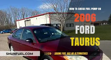 Diagnosing Fuel Pump Issues in Your 2006 Ford Taurus: A Step-by-Step Guide
