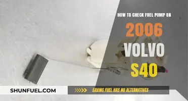 Diagnosing Fuel Pump Issues in Your 2006 Volvo S40: A Step-by-Step Guide