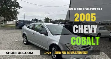 Diagnosing Fuel Pump Issues in Your 2005 Chevy Cobalt: A Step-by-Step Guide