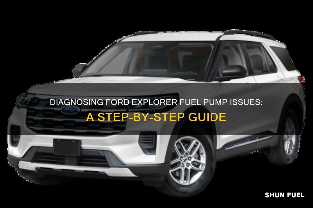 how to check fuel pump on ford explorer