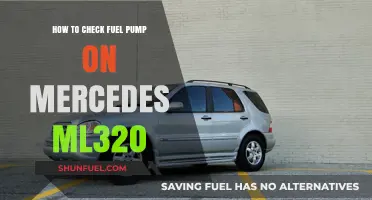 Diagnosing Fuel Pump Issues in Your Mercedes ML320: A Step-by-Step Guide
