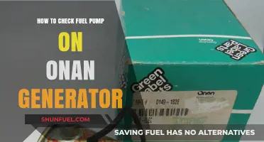 Diagnosing Your Onan Generator: A Step-by-Step Fuel Pump Check Guide