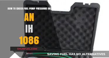 Checking Fuel Pump Pressure on an IH 1086: A Step-by-Step Guide