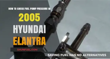 Checking Fuel Pump Pressure in Your 2005 Hyundai Elantra: A Guide