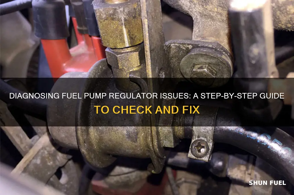 how to check fuel pump regulator